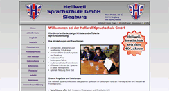 Desktop Screenshot of helliwell-sprachschule.de